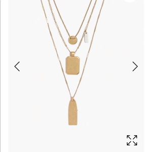 Madewell treasure pendant necklace set